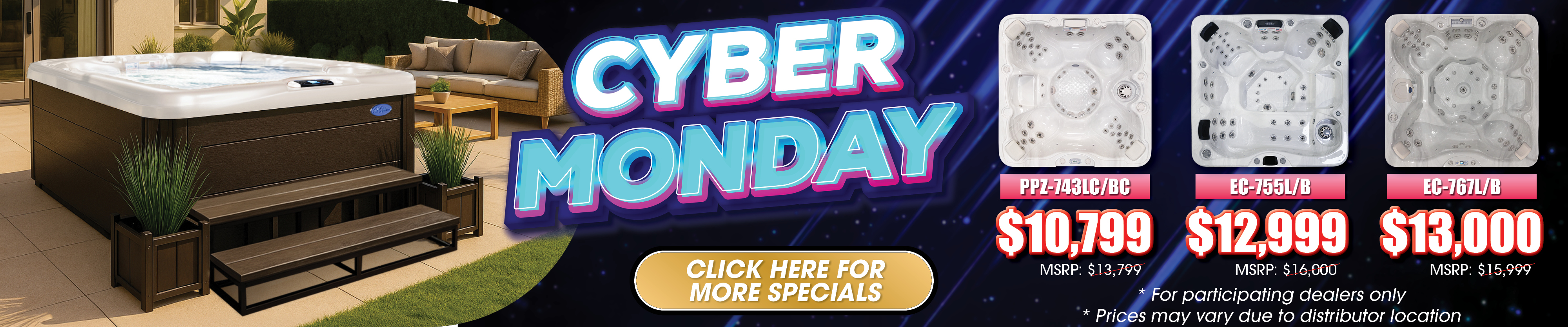 Calspas hot tub being used in a family setting - La Verkin